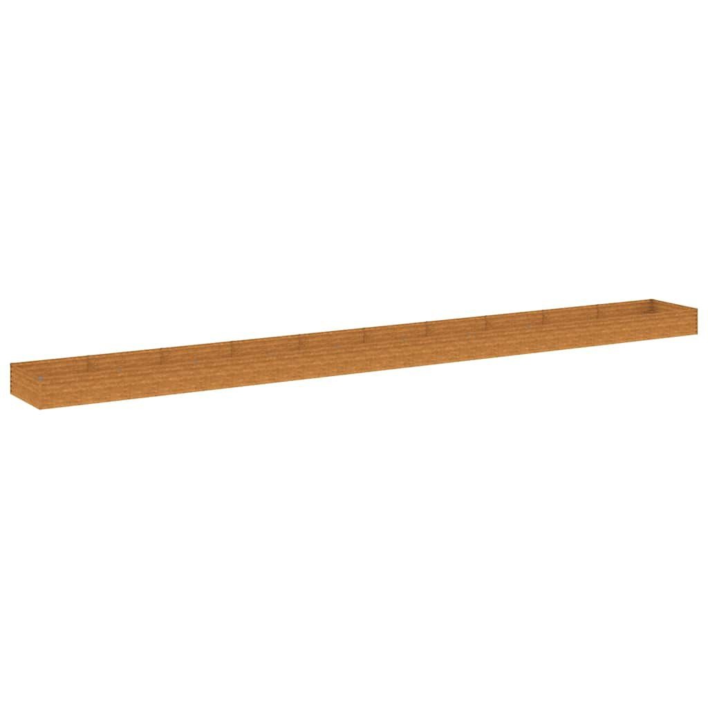 vidaXL Cortenstalen Plantenbak Verhoogd 960x100cm - 55% Korting!