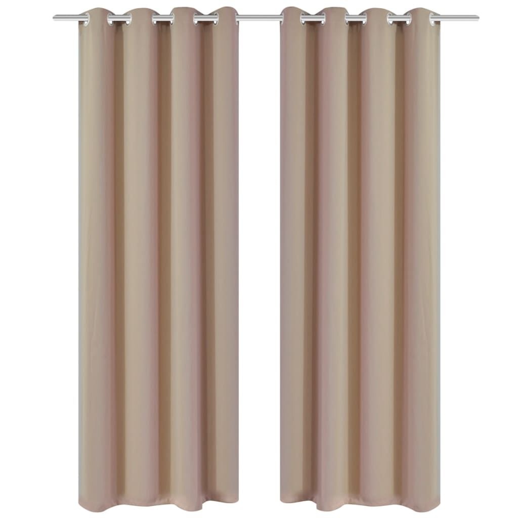 Crème Gordijnen 135x245cm (2 stuks) - 53% Korting!