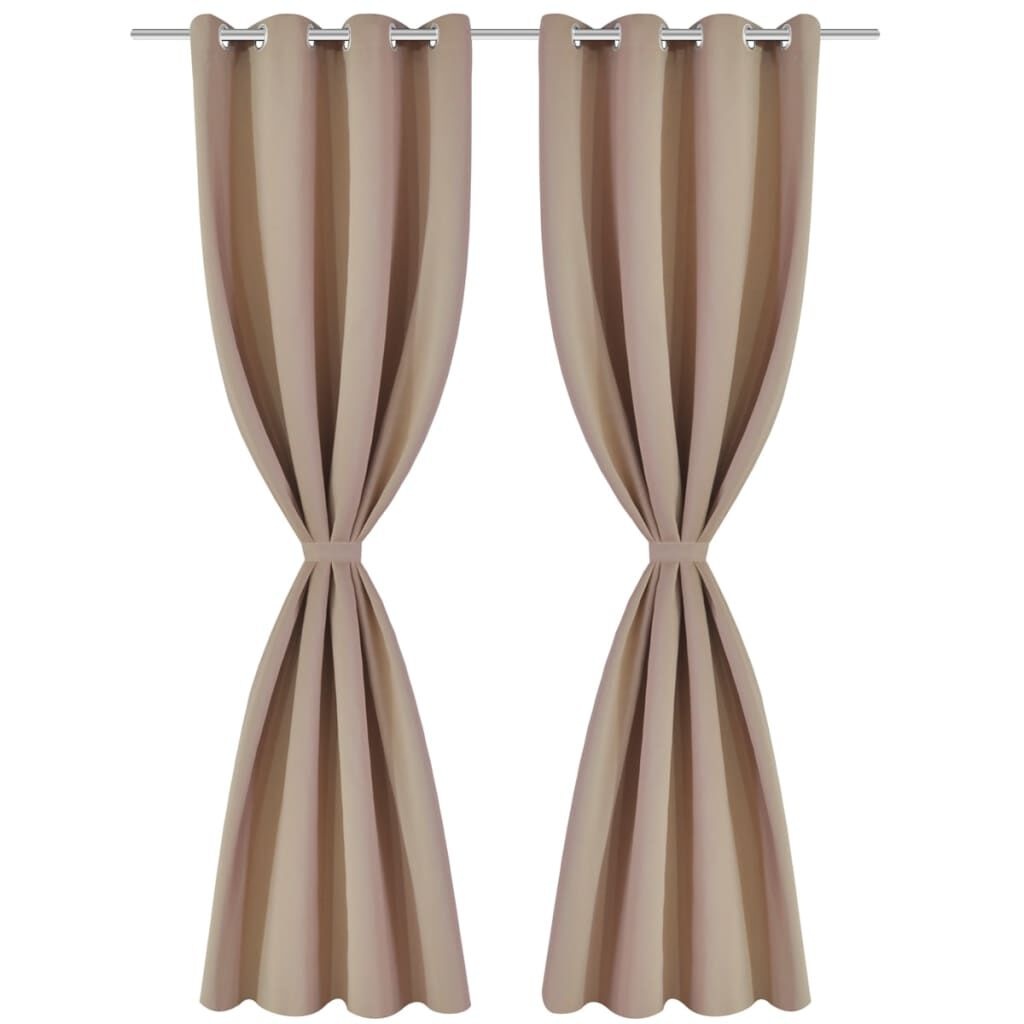 Crème Gordijnen 135x245cm (2 stuks) - 53% Korting!