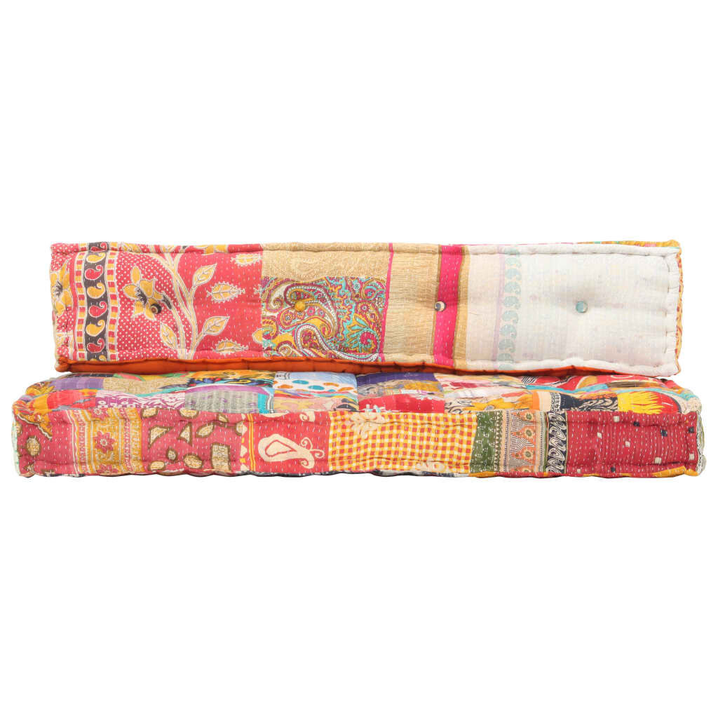 VidaXL Palletkussen Patchwork - Scheur - 64% Korting!