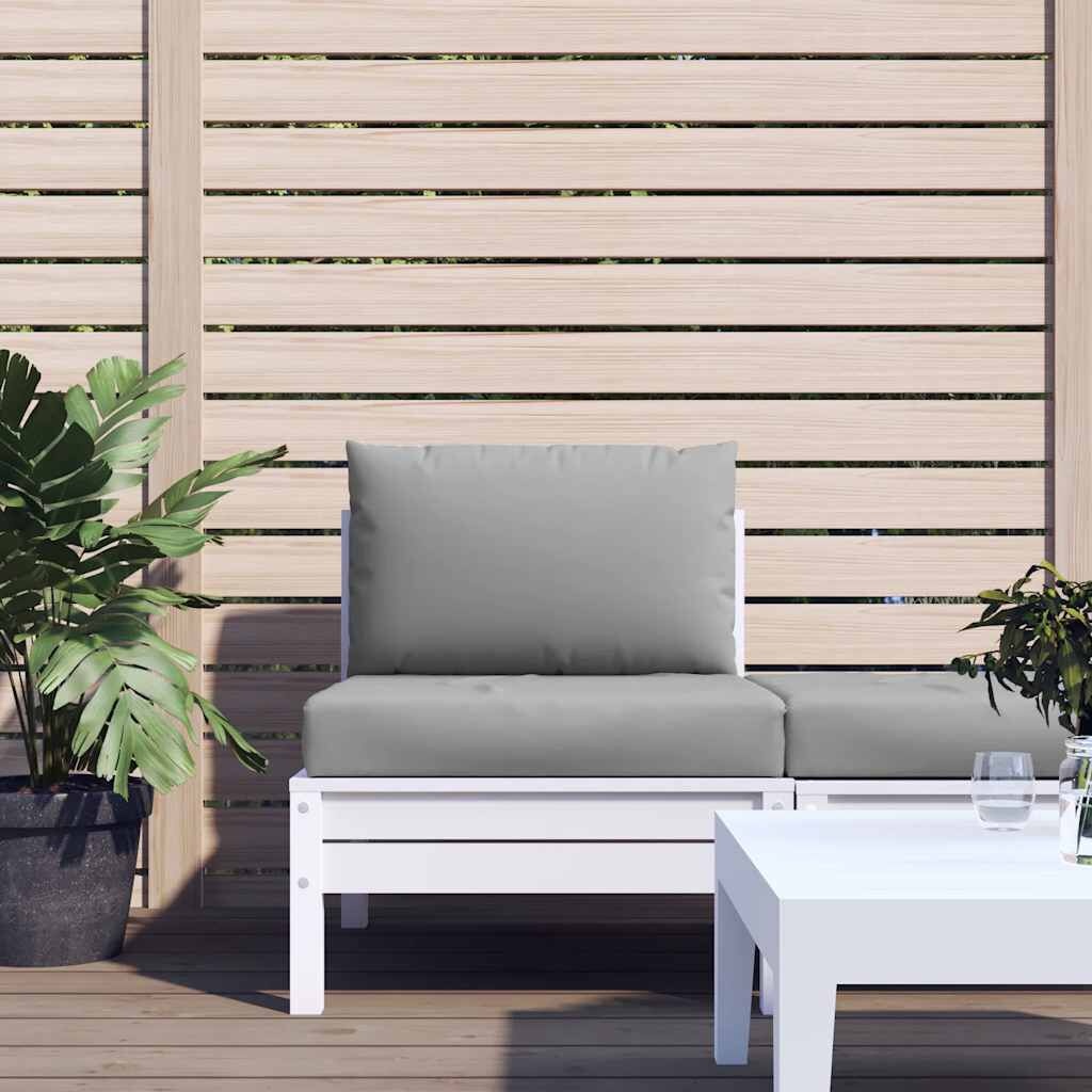 vidaXL Palletkussens Grijs - 2 Stuks - 51% Korting!