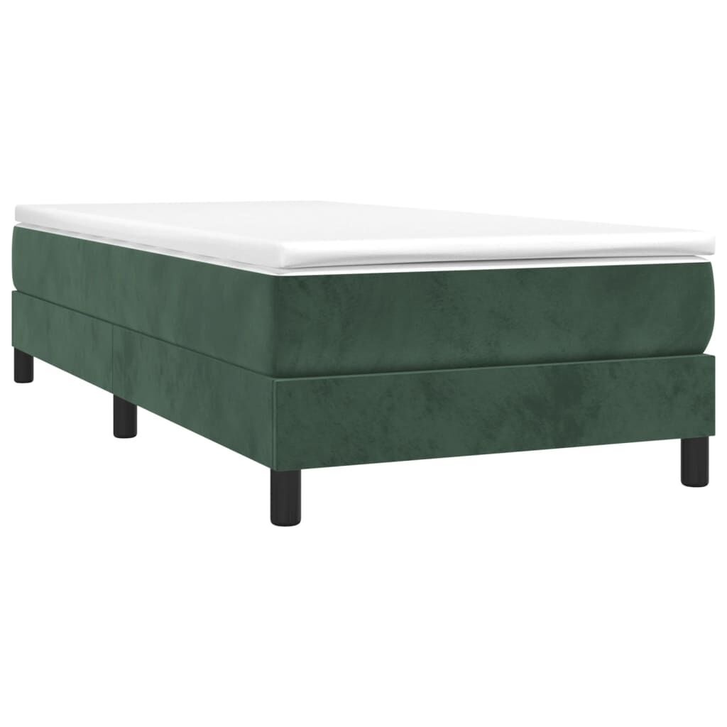 VidaXL Fluwelen Bedframe 100x200 Donkergroen -47% Korting!