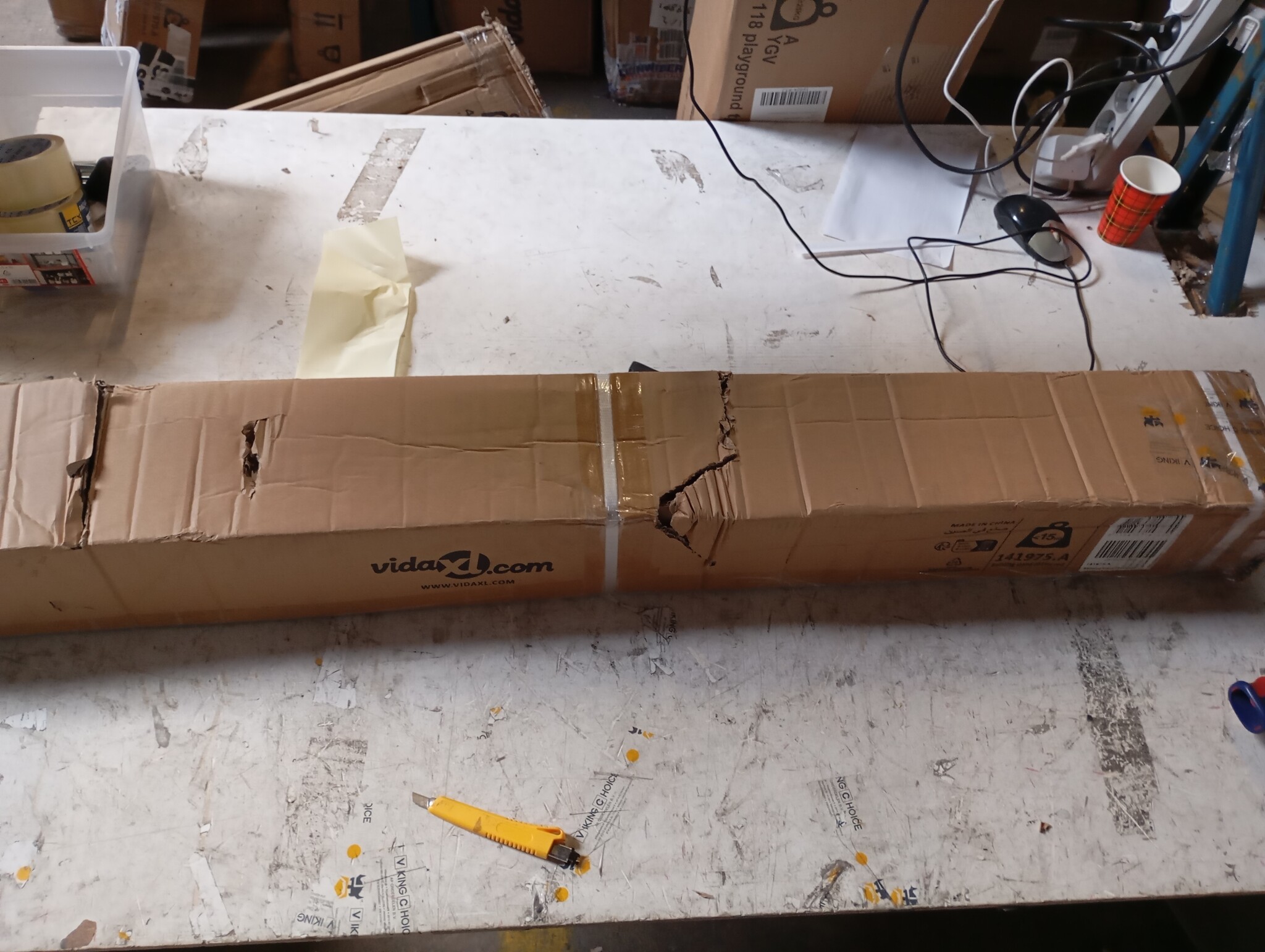 vidaXL Stempel 180cm Rood - 67% Korting! Krassen