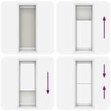 vidaXL Plisségordijn 75x200 cm Lichtgrijs - 65% Korting!