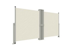 Windscherm Uittrekbaar Crème 140x1200cm - 51% Korting!