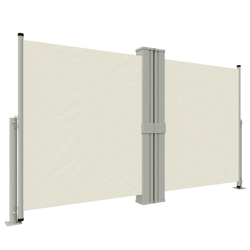 Windscherm Uittrekbaar Crème 140x1200cm - 51% Korting!