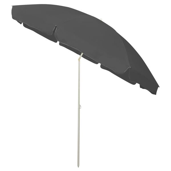 VidaXL Strandparasol Antraciet 300cm - 65% Korting!