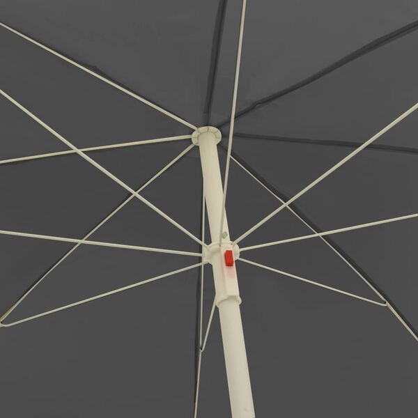 VidaXL Strandparasol Antraciet 300cm - 65% Korting!