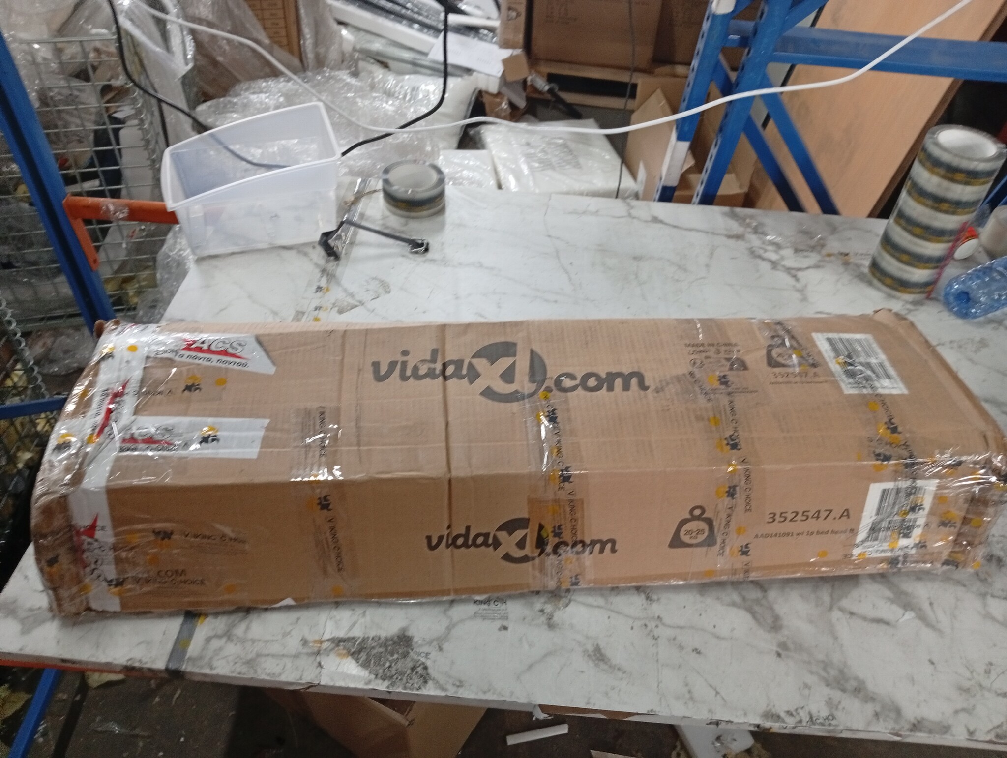 VidaXL Bedframe 140x190 Wit - 68% Korting! (Montage Check!)