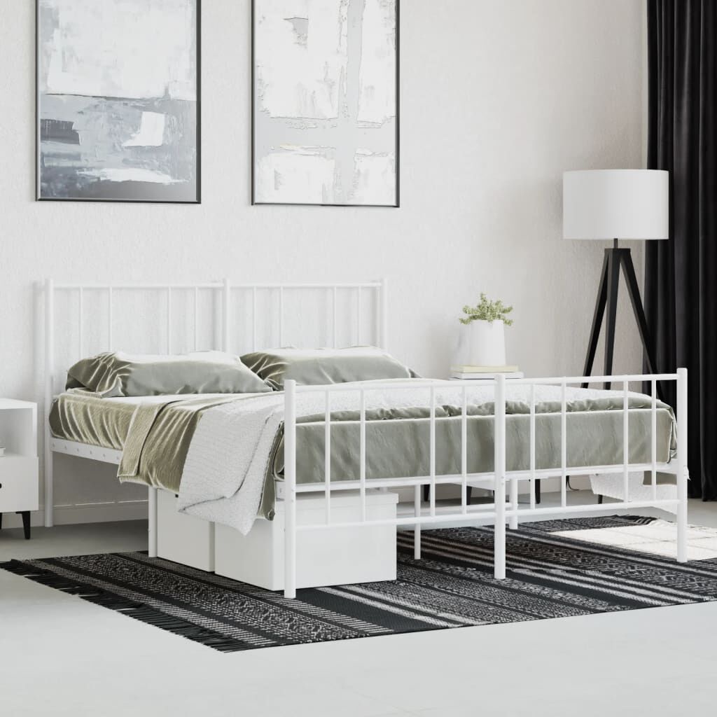 VidaXL Bedframe 140x190 Wit - 68% Korting! (Montage Check!)