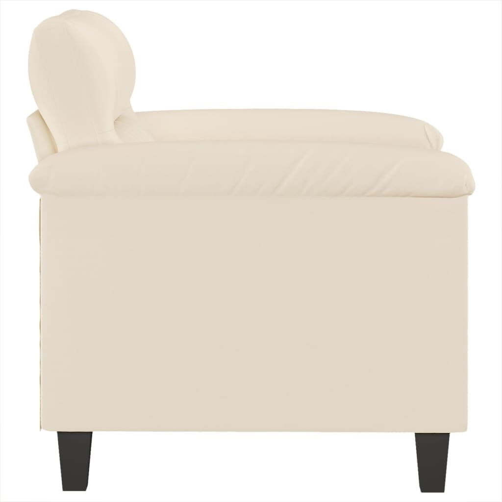 Fauteuil Beige Microvezel - 60% Korting! (Retourdeal)