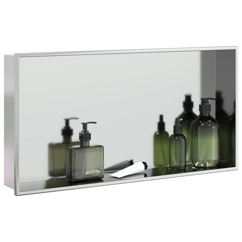 Douchenis RVS Zilver 62x32cm - 35% Korting! Zo Goed Als Nieuw