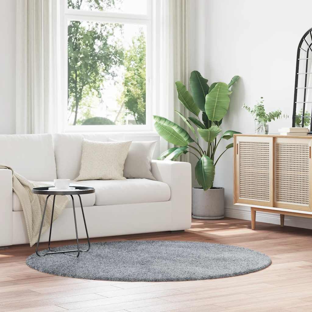 vidaXL Hoogpolig Vloerkleed Navarra 200x200 Beige - 55% Korting!
