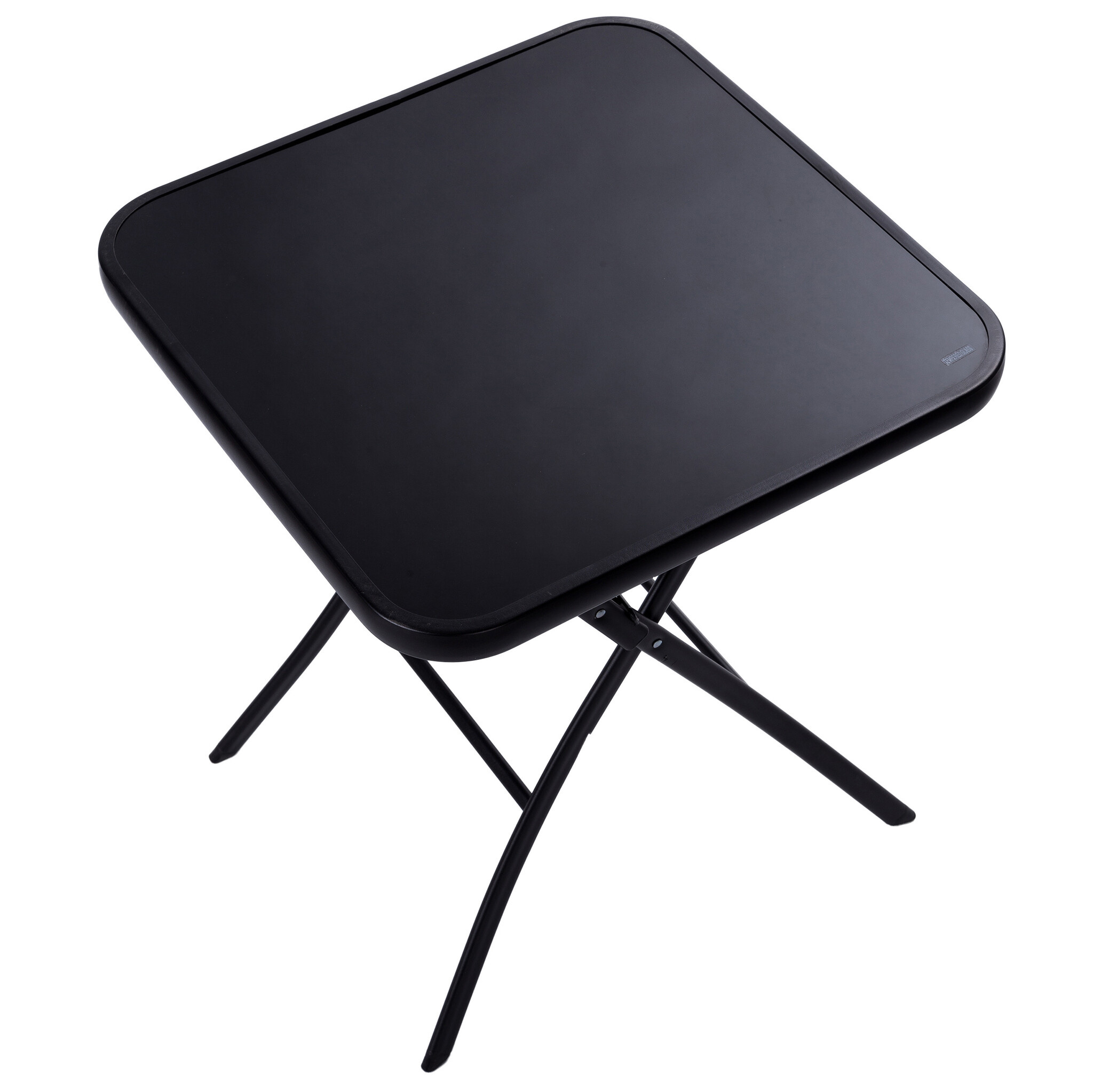 Glazen Klaptafel Zwart 60x60 - 40% Korting! Tuintafel