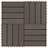 Terrastegels HKC Donkerbruin 1m² (11 st) -35%!