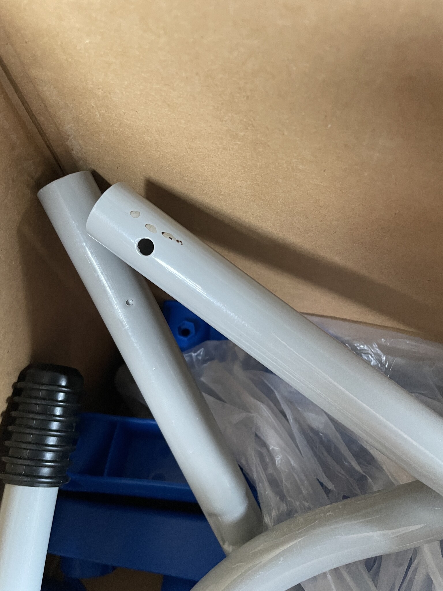 Zwembadladder 84cm - 60% Korting! (Krasje)