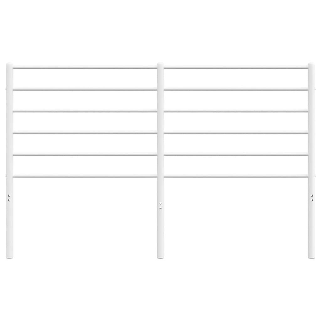 VidaXL Hoofdbord Metaal Wit 150cm - 40% Korting!
