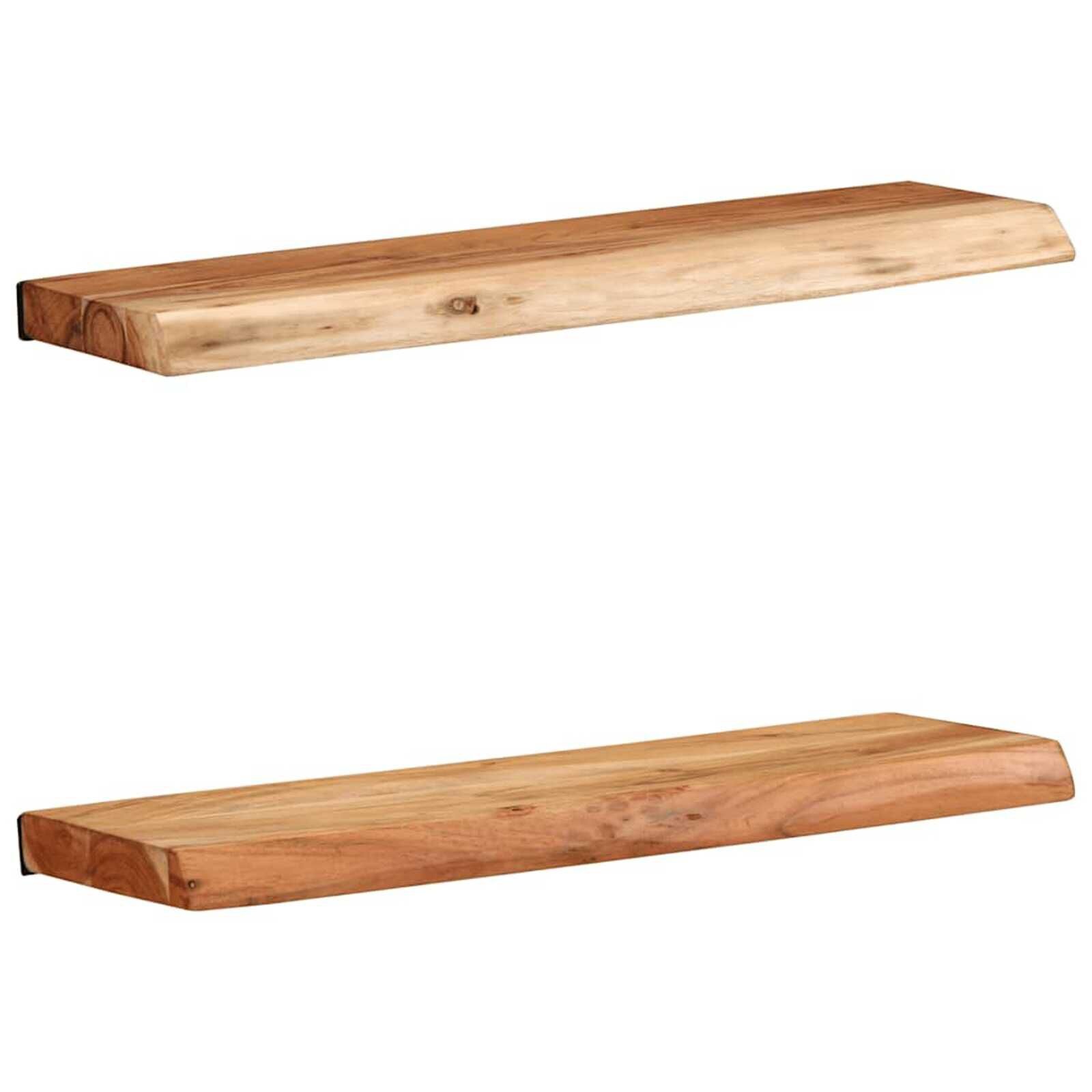 vidaXL Wandschappen Acaciahout 60cm (2 st) - 40% Korting!