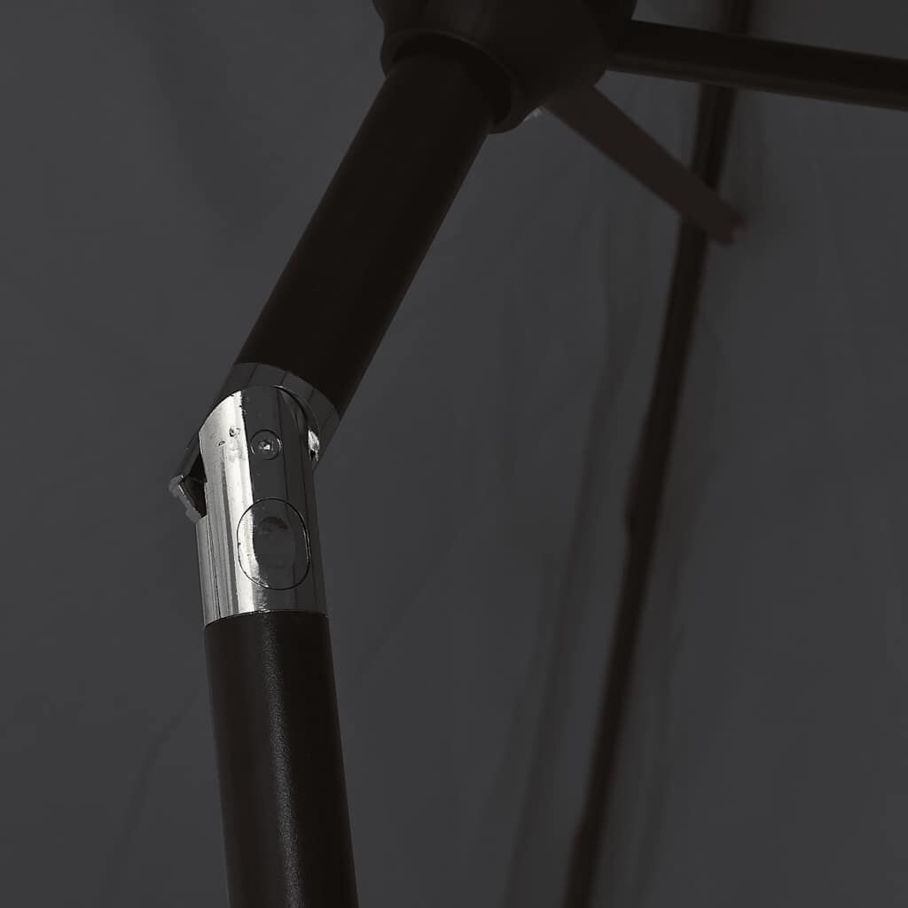 vidaXL Parasol 300x200 Zwart - 40% Korting! (Zo Goed Als Nieuw)