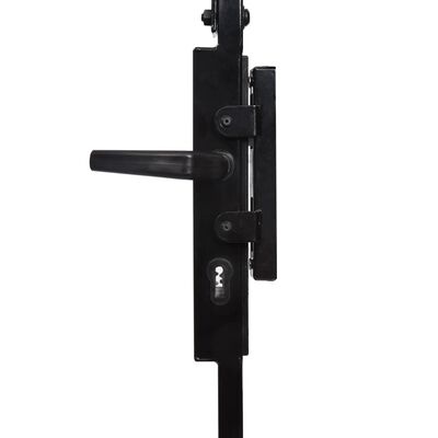 vidaXL Poort Zwart 105x204cm - 55% Korting! Krasjes, Topdeal!