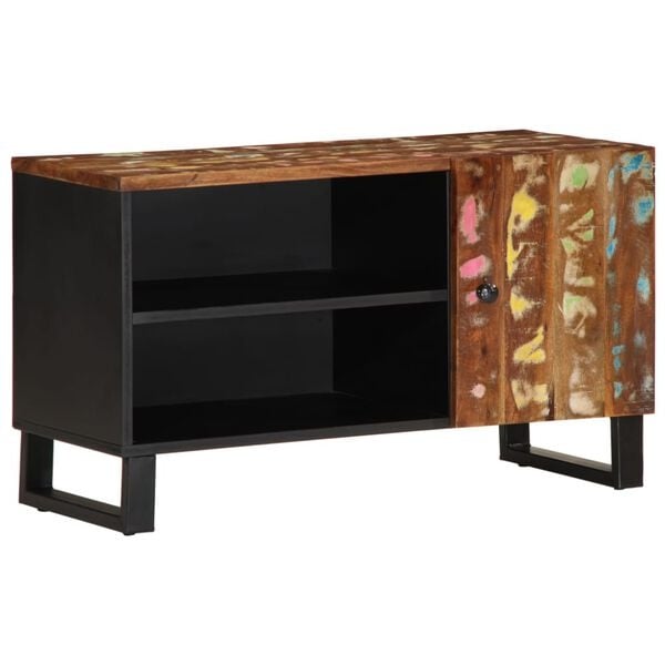 vidaXL TV-Meubel Gerecycled Hout 80cm - 35% Korting!