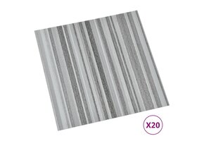 vidaXL PVC Vloerplanken Lichtgrijs (1,86m²) - 40% Korting!