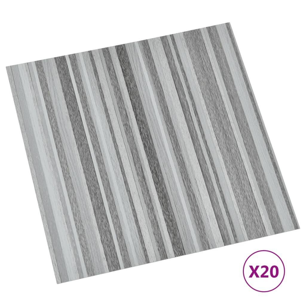 vidaXL PVC Vloerplanken Lichtgrijs (1,86m²) - 40% Korting!