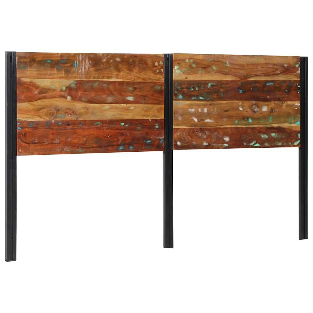 vidaXL Hoofdeinde 180cm Gerecycled Hout & IJzer - 51% Korting!
