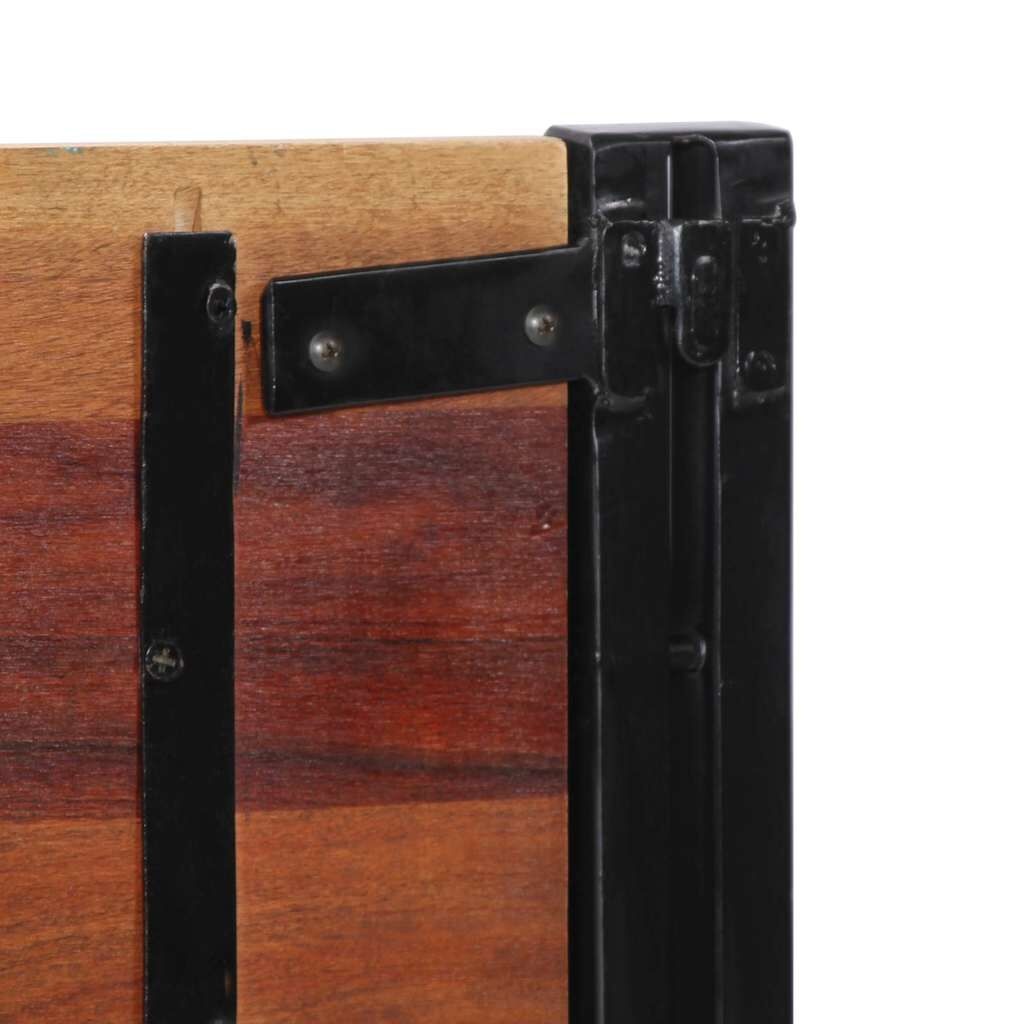 vidaXL Hoofdeinde 180cm Gerecycled Hout & IJzer - 51% Korting!