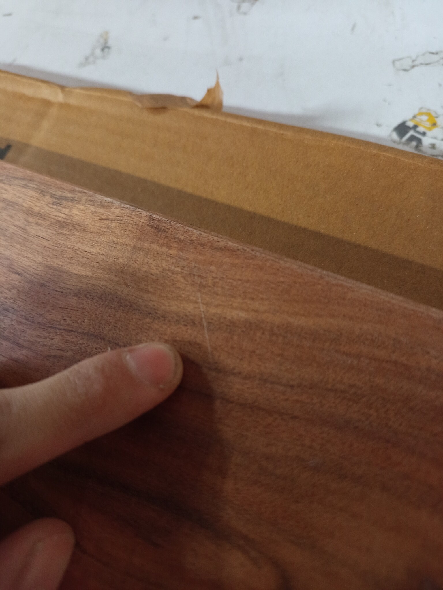 VidaXL Acacia Tafelblad 50x30cm - 55% Korting! (Krasje)