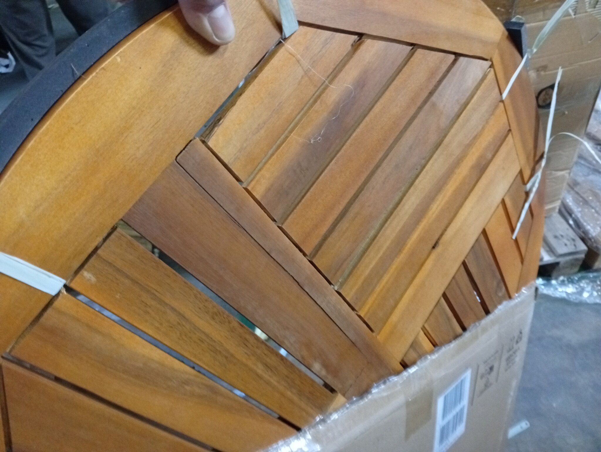 vidaXL Tafelblad Acacia Ø70cm - 60% Korting! (Deukjes)