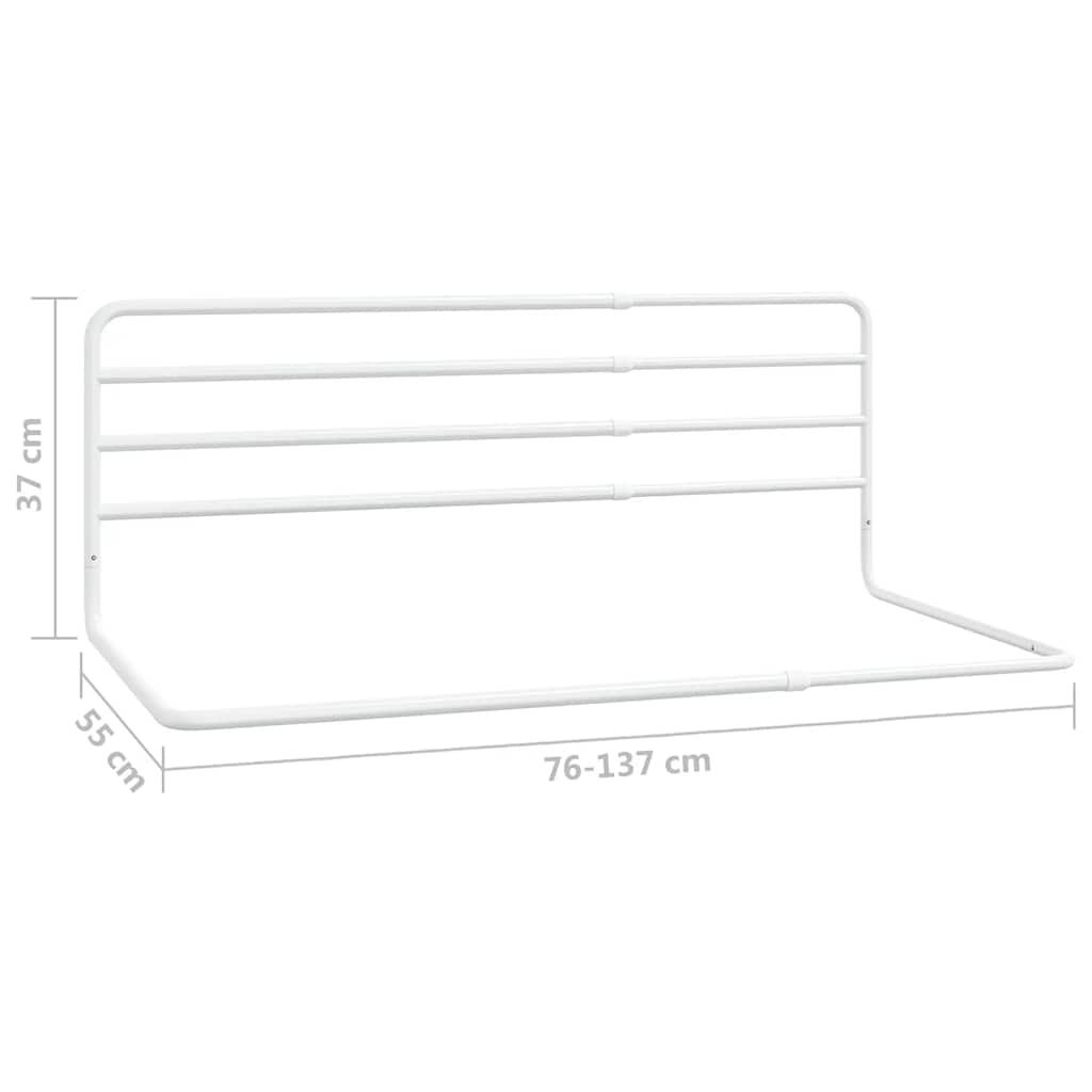 vidaXL Bedhekje (76-137cm) Wit - 46% Korting!