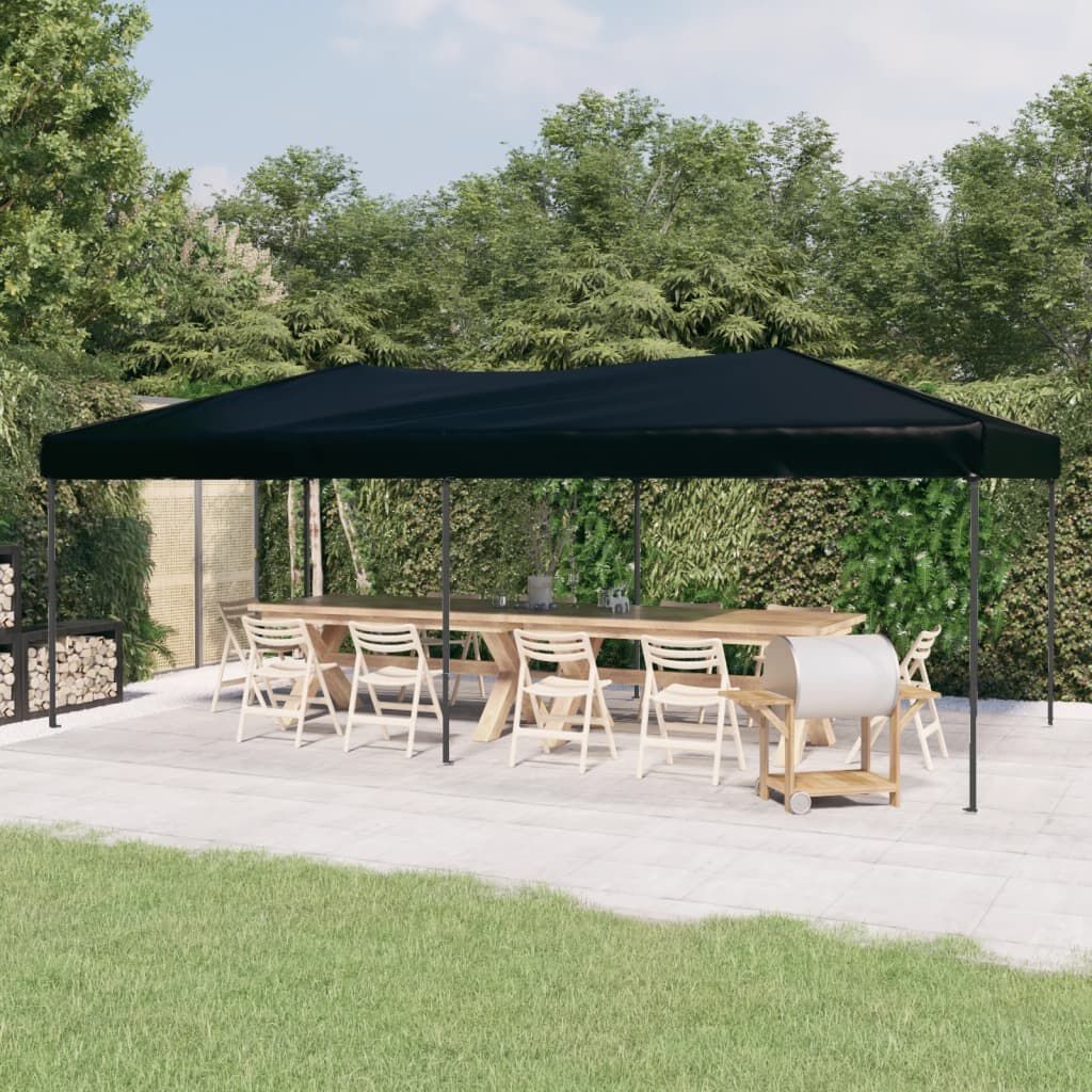 Partytent Inklapbaar 3x6m Zwart - 40% Korting!