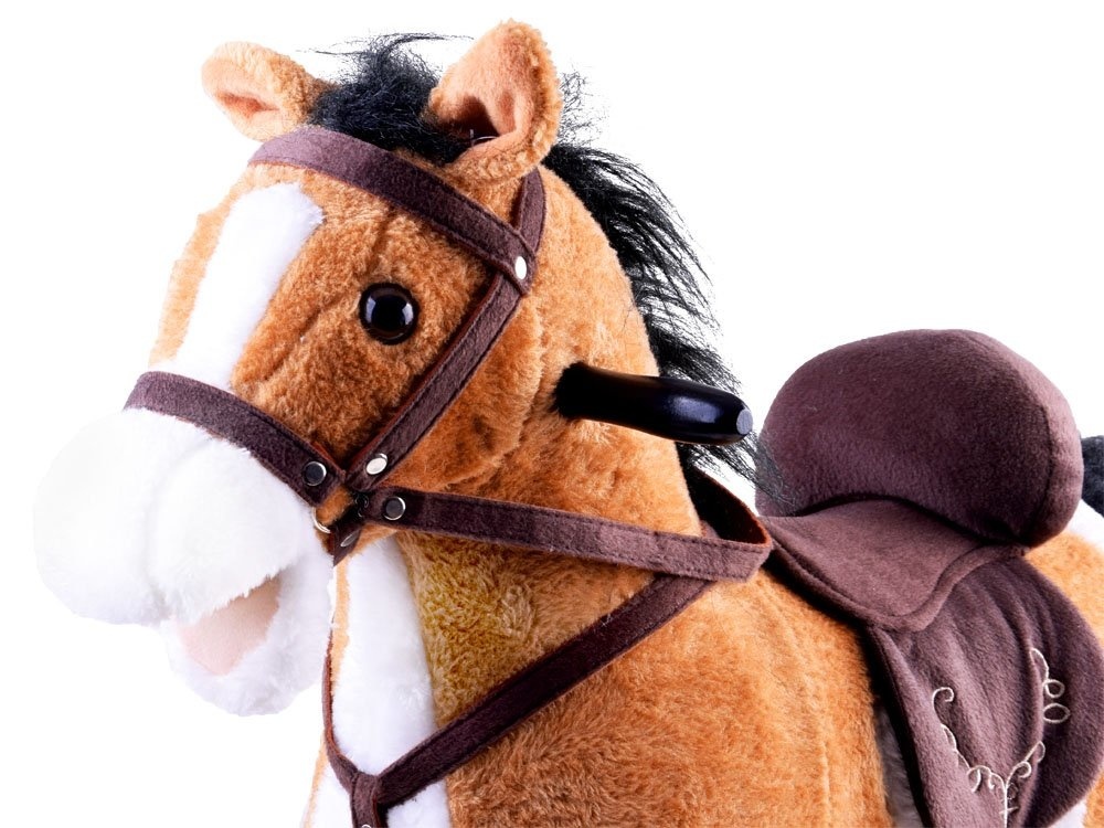 Hobbelpaard Bruin met Geluid & Beweging - 40% Korting!