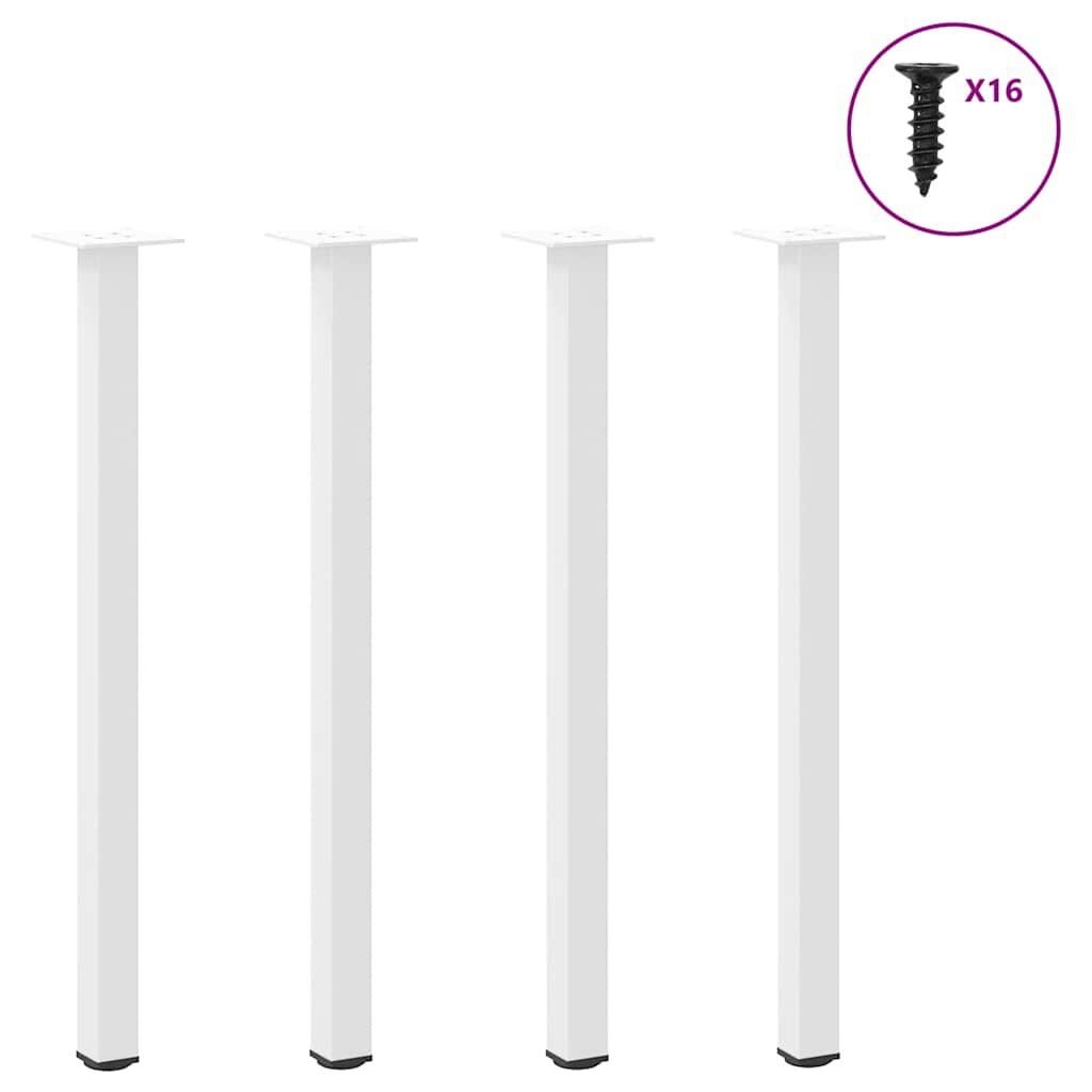 VidaXL Salontafelpoten Wit (4 st) - 72-74cm - 40% Korting!