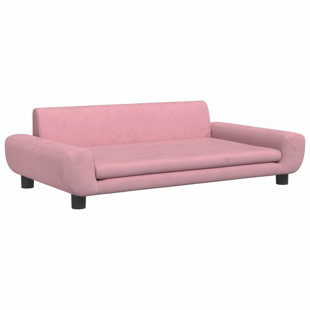 VidaXL Kinderbank Fluweel Roze - 56% Korting!