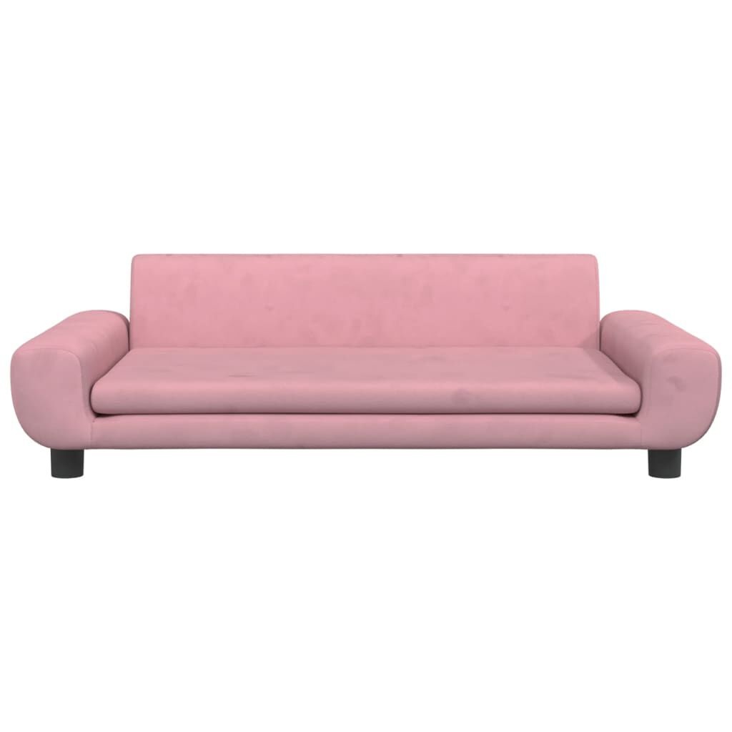 VidaXL Kinderbank Fluweel Roze - 56% Korting!