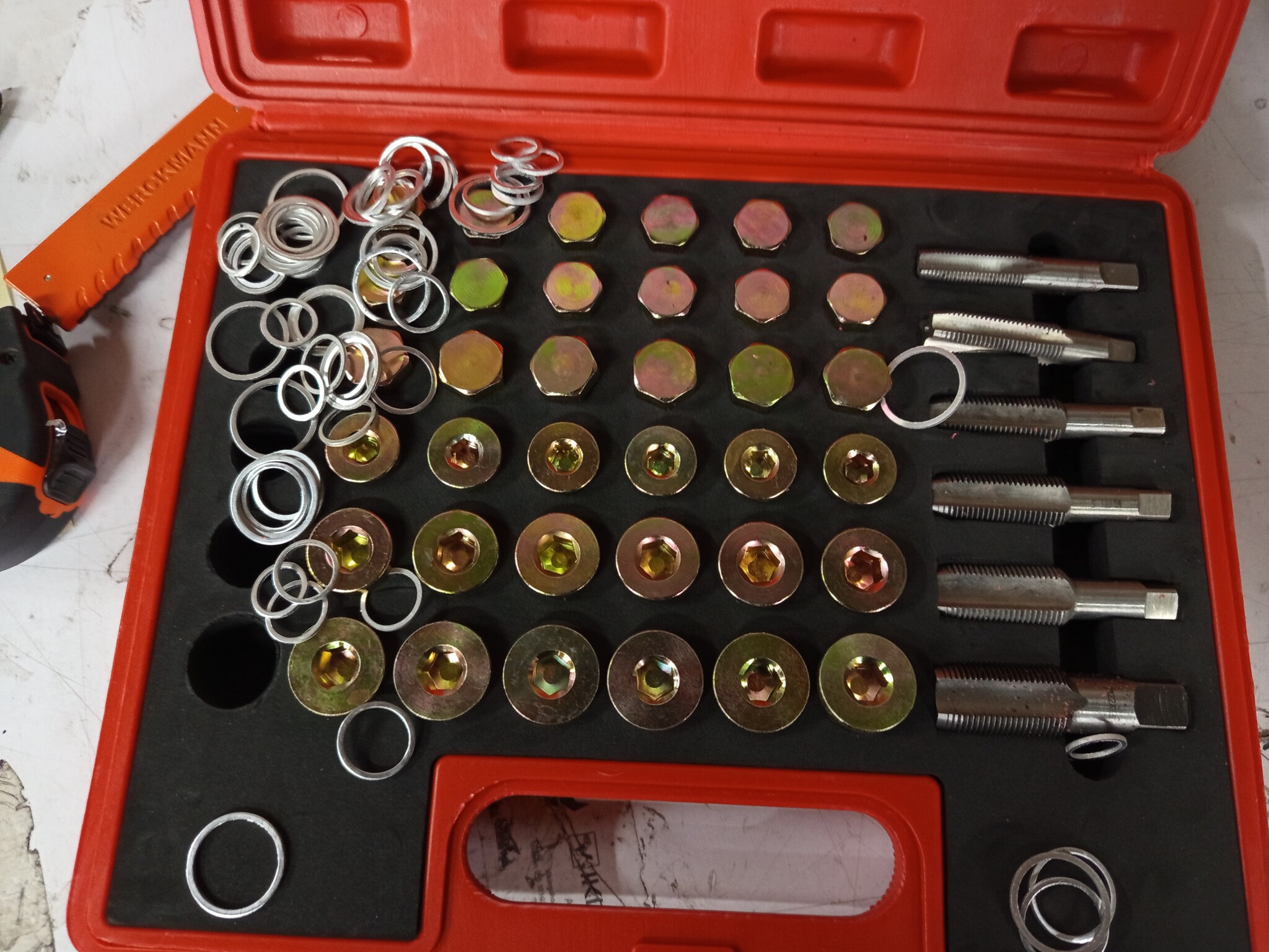 vidaXL Olieaftapplug Reparatieset - 60% Korting! (Incompleet)
