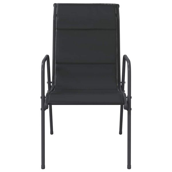 vidaXL Tuinstoelen (6 st.) Zwart - 55% Korting! Krasjes