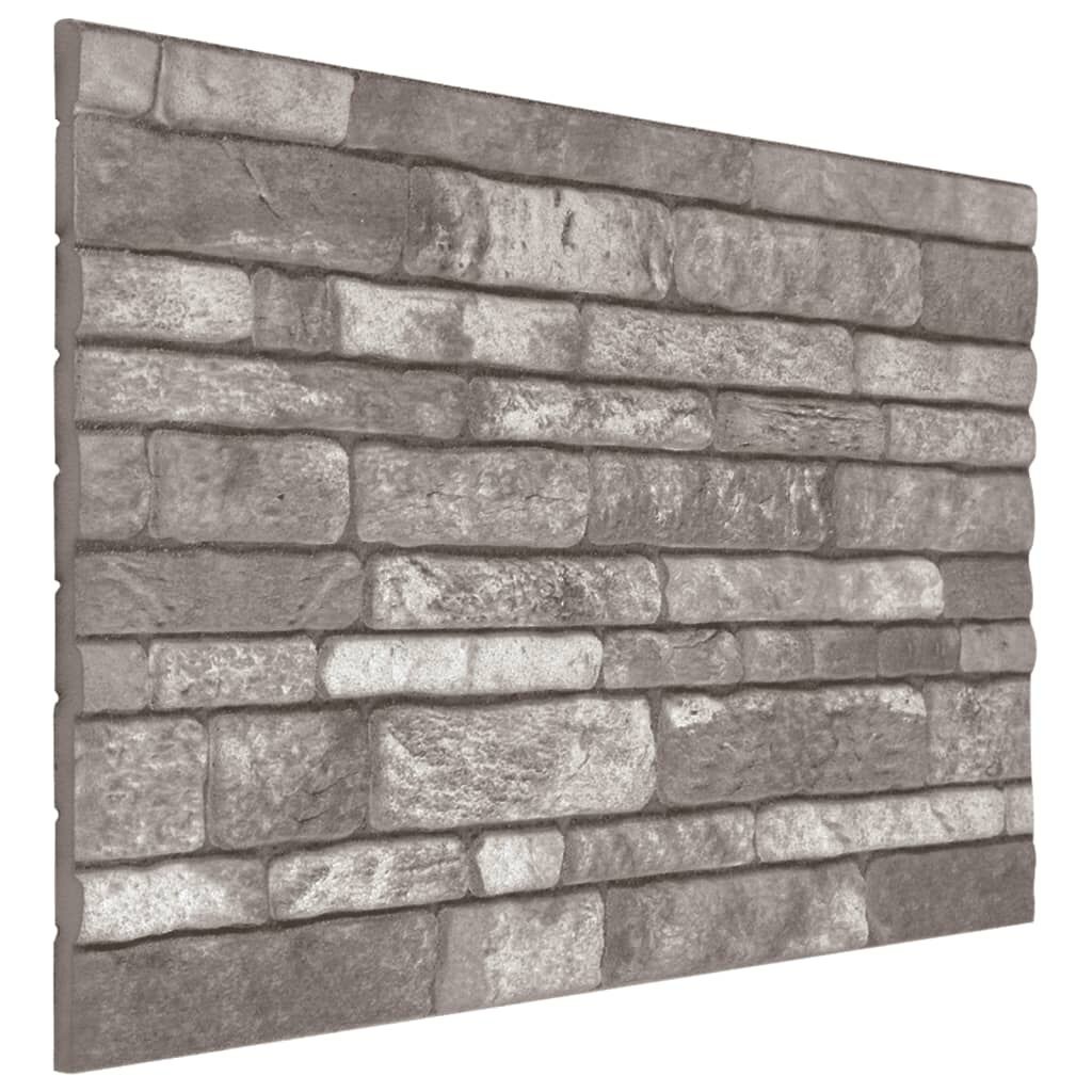 vidaXL 3D Wandpanelen Donkergrijs Baksteen (11 st) - 46% Korting!