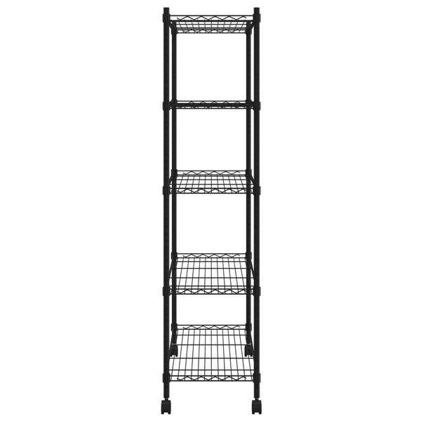vidaXL Opbergrek Zwart 75x35x155cm - 40% Korting!