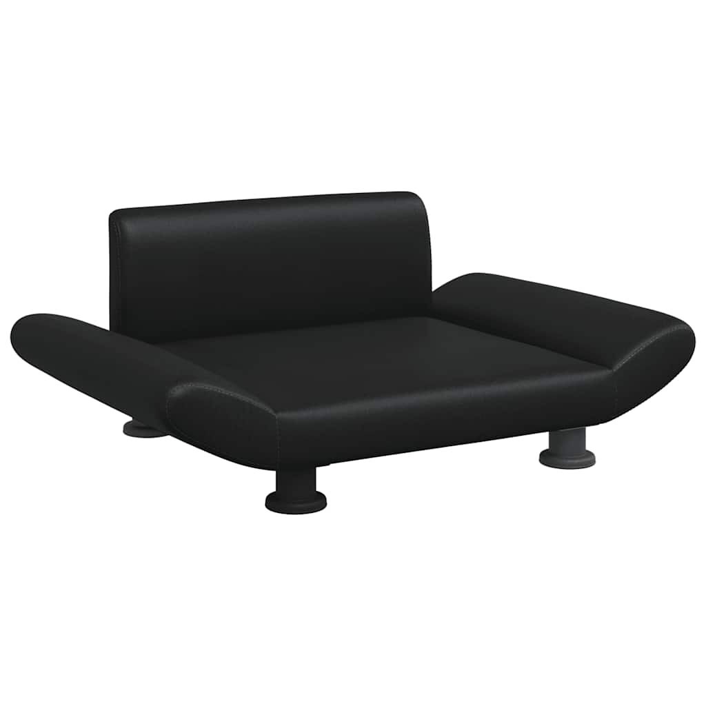 vidaXL Hondenmand Kunstleer Zwart 70x45cm -40% Korting!
