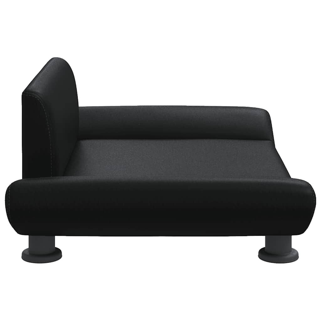 vidaXL Hondenmand Kunstleer Zwart 70x45cm -40% Korting!