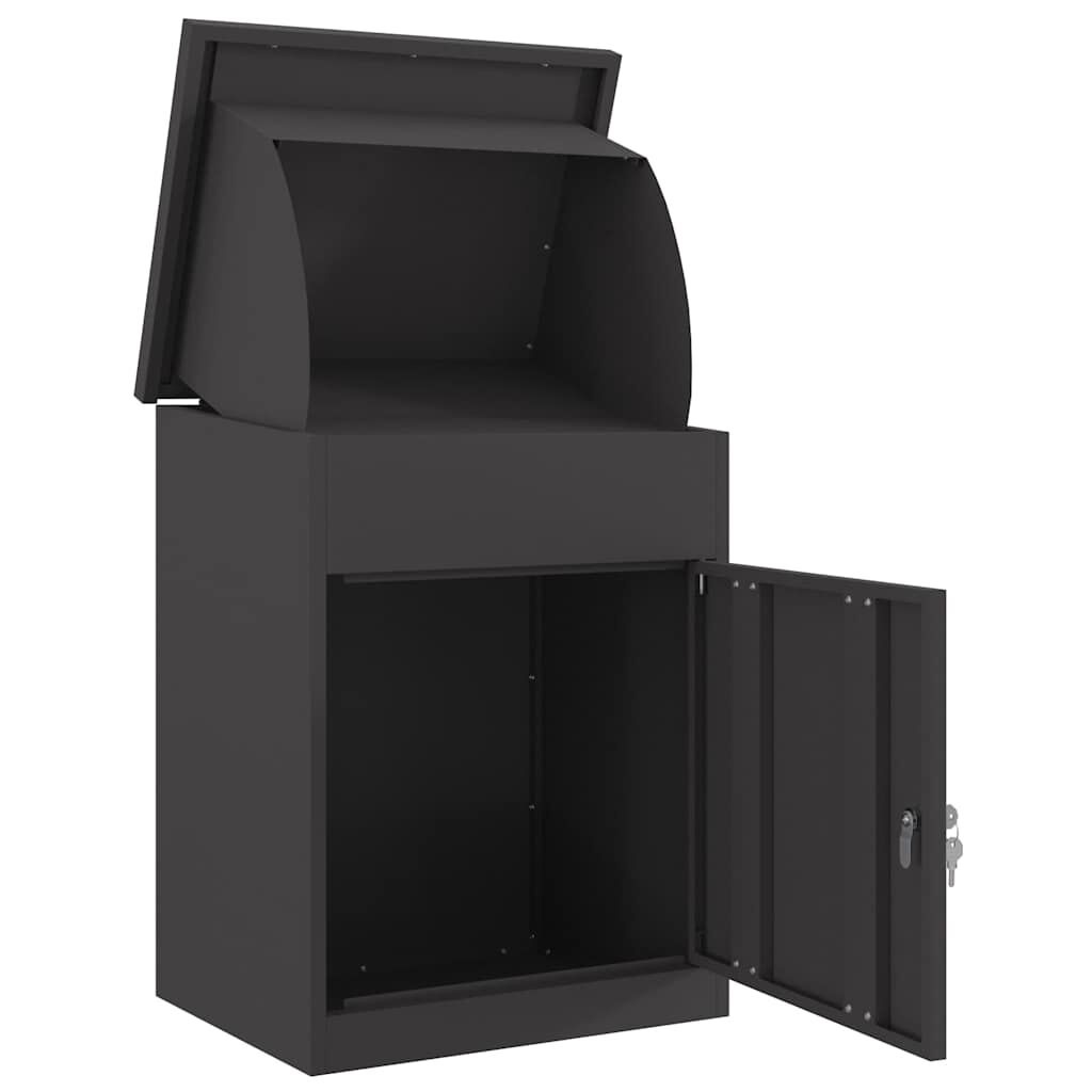 vidaXL Pakketbox Zwart -35%! Nieuw, geen schade!