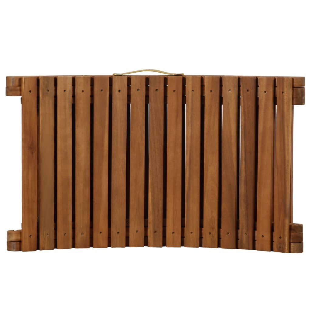 Luxe Acacia Ligstoel + Kussen Donkergrijs -61% Korting!