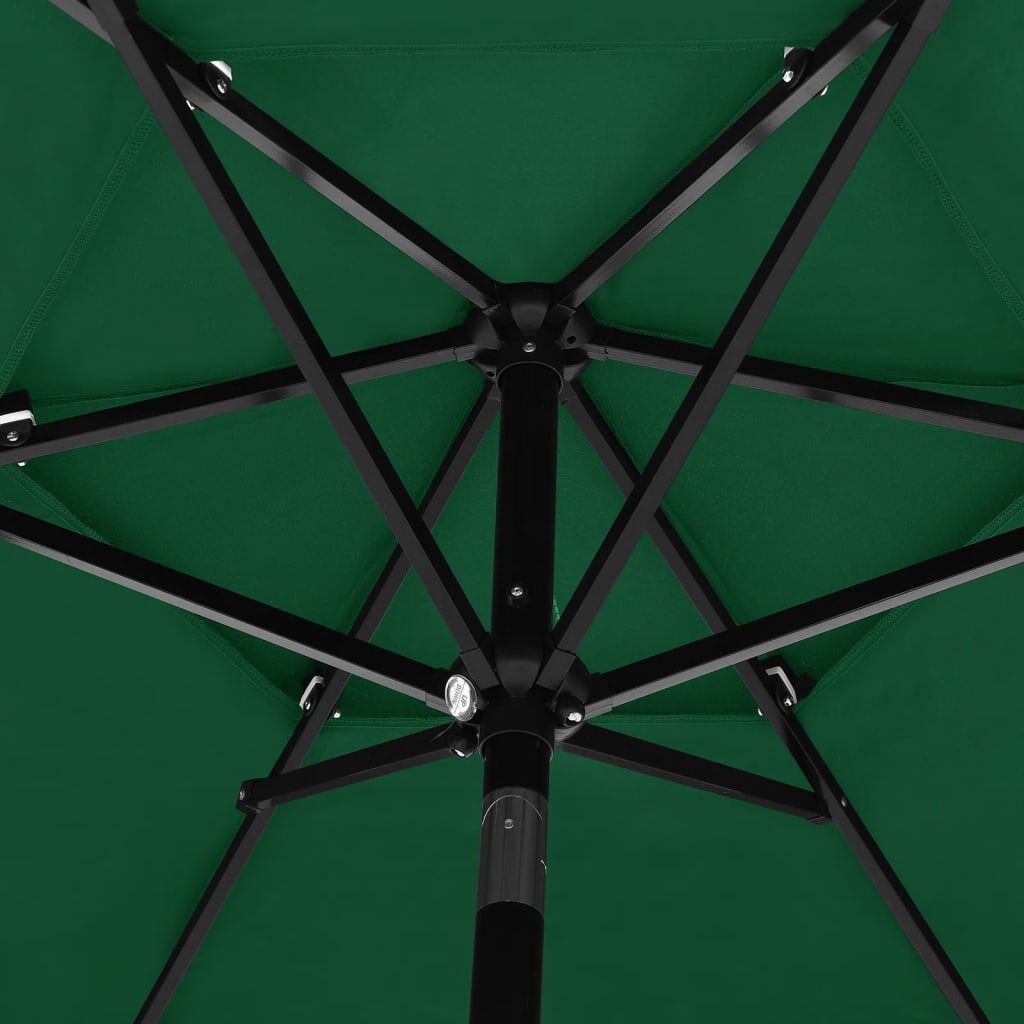 vidaXL Parasol Groen 2,5m - 46% Korting! (Retour)