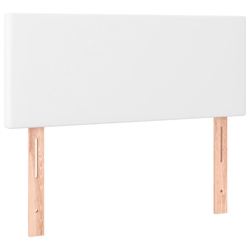 Hoofdbord Kunstleer Wit 90cm - Zo Goed Als Nieuw! -46%