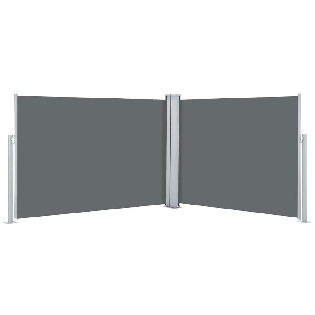 VidaXL Uittrekbaar Windscherm 120x1000cm Antraciet - 56% Korting!