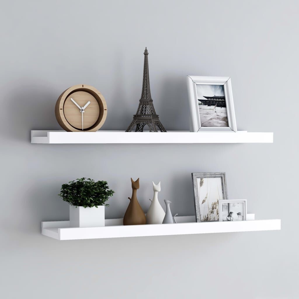 vidaXL Fotoplanken Wit (2 st) - 80cm - 47% Korting!