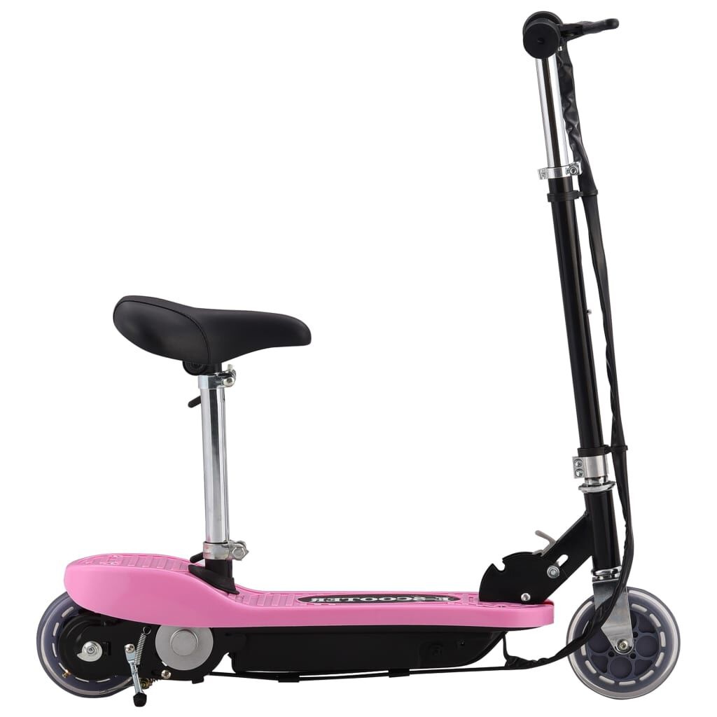 vidaXL Elektrische Step met Zitje - Roze - 40% Korting!
